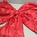 32 x 41 Inches Christmas Extra Large Satin Bows Giant Christmas Tree Topper Bow Decorations for Home Xmas Tree Toppers Wreath Wall Birthday Wedding Engagement Party Decor(Red)