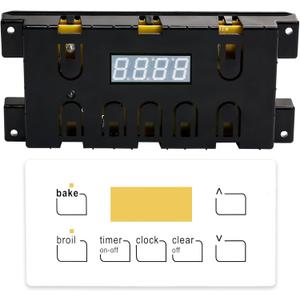 Oven Range Stove Clock Control Board - Directly Replaces Sears 5304518660 for FRIGIDAIRE 316455400 Range Oven (White)