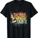 Retro Just Beat The Devil Out of It Artist Drawing T-Shirt 2XLT