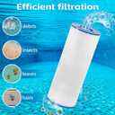 PLF120A Pool Filter Replacement for CX1200RE, PXC125, PA120, Ultra-B2, Unicel C-8412, Filbur FC-1293, L x OD:23 1/4" x 8 15/16", 120 sq.ft,2 Pack