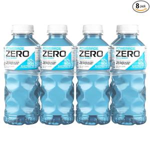 POWERADE Electrolyte Enhanced Zero Sugar Mixed Berry Sports Drink, 20 Ounce (Pack of 24) (EXP 05/11/26)
