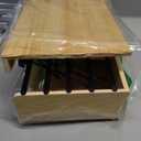 Rabbit Hay Feeder, 4 in 1 Wood Guinea Pig Hay Feeder Bunny Hay Holder with Litter Box 500ml Water Bottle 2 Food Bowl Small Animals Stuff for Cages for Chinchillas Hamster Dwarf Rabbit Ferrets