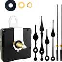 AIRUIFU Clock Mechanism Replacement, Quartz Clock Movement Mechanism Replacement Battery Operated DIY Repair Parts Replacement Shaft Lengths 22mm (55/64inch), thread length 5/8 inch