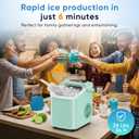 NEWBULIG Ice Maker, Countertop Ice Machine with Handle