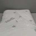 Bassinet Mattress Pad 25 x 36 Compatible with Dream On Me Nest/Zoom Portable/Zodiak, Pamo Babe Portable, Cosco Portable and Baby Trend, Waterproof Breathable Baby Foam with Removable Zippered Cover (White)