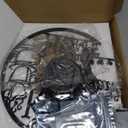 Timeglow 12'' Kitchen Vinyl Record Wall Clock 7 Kinds of LED Color, Kitchen Heart Home Theme Wall Clock Night Light Silent Non Ticking Coffee Bar Wall Watch Clock for Women Wife Restaurant Dining Room