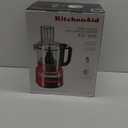 KitchenAid 7 Cup Food Processor Plus 3 speed Knead Chop Shred Slice Puree Empire Red