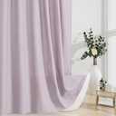 3D Embossed Pattern Shower Curtain, Simple and Chic Pattern Vintage Curtain for Bathroom, Waterproof Fabric Shower Curtains with Hooks, 72 W x 72 H, Lavender