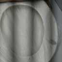 Bemis Aurora Slow Close Toilet Seat, Easy Clean Hinges and Adjustable Perfect Fit Plastic Seat, Made in USA, Round, Biscuit