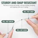 200 Count Clear Plastic Forks Heavy Duty, Premium Disposable Forks, Heat Resistant & BPA Free, Durable Plastic Cutlery for Daily Use