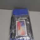 Freegrace Waterproof Dry Bags Set of 3 Dry Bag with 2 Zip Lock Seals & Detachable Shoulder Strap, Waist Pouch & Phone Case - Can Be Submerged Into Water - for Swimming (Navy Blue(Window), 20L)