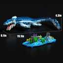1158 Pcs Dinosaur Building Blocks Game, STEM Dinosaur Toys for Kids STEM Dinosaur Toys for Children Aged 6, 7, 8, 9, 10, 11, 12, 13, and 14,Compatible with Lego