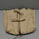 Cicy Bell Womens Casual Short Rompers Cute Tie Front Long Lantern Sleeve Shorts Jumpsuits with Pockets 2025 Fall Outfits (Small, Khaki)