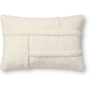 Loloi PLL0111 Ivory 13'' x 21'' Cover Only Pillow 2pcs. 