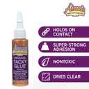 Aleene's Original Tacky Glue Mini-Bottle, All Purpose Adhesive, Perfect for Crafts and DIY Projects, Dries Fast and Clear, .66 fl oz 18-Pack