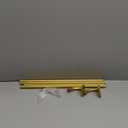 Gold Curtain Rods for Windows 28 to 60 inch, 5/8 inch Adjustable Wrap Around Blackout Curtain Rods for Bedroom & Outdoor