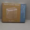 Sweetcrispy Foldable Laundry HamperLarge Capacity Clothes Basket with Lid, 23.8 Gallon (90L) Bin for Bedroom, Bathroom, and Wash RoomDouble Insert Storage Organizer, Goose Yellow