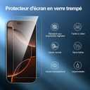 NEW'C 3 Pack Designed for iPhone 17, 17 Pro, iPhone 16 Pro Screen Protector (6.3 inches), Enhanced Tempered Glass Protection with easy installation tool included,Case Friendly Ultra Resistant