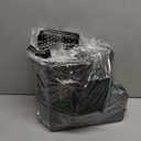 Consumest Corner Shower Caddy Standing  3Tier Stainless Steel Shower Organizer with Soap Holder and 4 Hooks, Large Capacity Corner Shelf Stand for Bathroom, Rest Room, Black