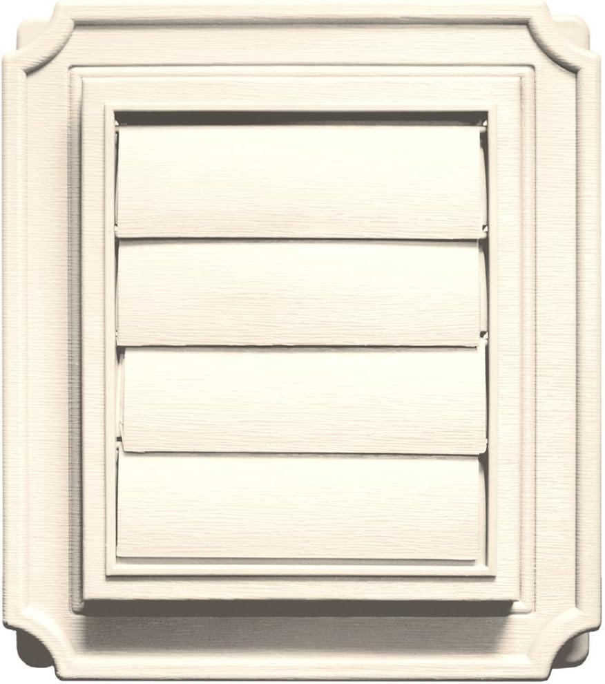 Builders Edge 140137079021 Scalloped Exhaust Vent 021, Sandstone Beige