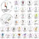 30 Pcs Funny Trophy Awards Gifts Bulk Employee Appreciation Week Gift Mini Acrylic Reward Teacher Nurse Coworker Team Small Clear Acrylic Medallions for Office