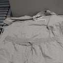 Becotal Cotton Womens Pajama Sets Soft Striped Short Sleeve T Shirt Pj Shorts Cute Summer 2 Piece Lounge Set with Pockets XL