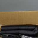 BEITK 2 Pack Leather Front Car Seat Cover Bottom Car Seat, Universal Anti-Slip Driver Car Seat Protectors with Storage Pocket, Waterproof Bottom Auto Seat Cushion Pad Mat for Most Vehicles(Black)