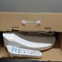 KERDE P30B Bidet Toilet Seat - Dual Control (Side Panel & Remote), Warm Water Wash, Heated Seat, Warm Air Dryer, LED Night Light,Existing Toilets Electric Bidet Elongated Electronic Heated Smart