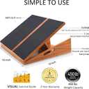 MUCITAGF Professional Slant Board, Adjustable Incline Board and Calf Stretcher, Slant Board for Calf Stretching, Calf Stretch Board