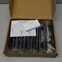 Ravinte 30 Pack 4 inch Hole Center Black Cabinet Pulls Kitchen Cabinet Handles 6-3/8" Overall Length Matte Black Hardware for Cabinet