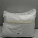 H.VERSAILTEX Blackout Curtains Durable Thick Textured Polyester Blackout Patio Door Curtain Anti Rust Grommet Extra Wide Sliding Door Curtain Panel, W100 x L96 inch - Natural