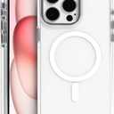 Case for iPhone 16 Pro for Girl Women,Compatible with MagSafe,Scratch Resistant Shockproof Cover Clear Phone Case for iPhone 16 Pro,Clear