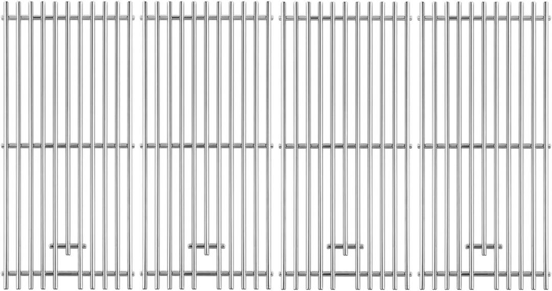 16517 47629 Grill Grates Replacement Parts for Bull Grill Parts 4 Burner 30 Inch Angus 47628 41629 41628 Outlaw 26038 26039 Premium 18249 18248 Lonestar 87049 87048 Lion L75000 Cooking Grates