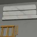 Hycrest HavenMat  Large Stone Dish Drying Mat (24x16) with Bamboo Rack & Brush | Quick-Dry Diatomite Counter Mat for Dishes, Glassware, Plants & Pets | Grey Kitchen Drying Stone (Marble)