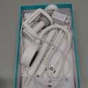 NETVUE Peekababy Baby Camera with Wireless Audio, Adjustable Crib Mount Monitor, Works via 2.4GHz Wi-Fi for Wide Coverage & Stable Connection, Smart App, Two-Way Talk, No Screen (White)