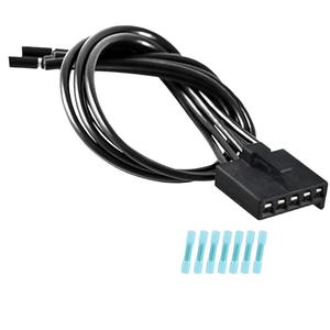 Blower Motor Resistor Connector Wire Harness Pigtail, AC Fan Blower Wire Assembly Compatible with 2010-2015 Ford Fusion, 11-14 Lincoln MKZ, 10-11 Mercury Milan Replace# WPT1285, 645-512.