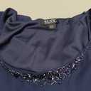 S.L. Fashions Women's Plus Size Embellished Tiered Jacket Dress, Navy, 18W