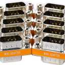 DB9 Null Modem Adapter Male to Male 10 Pack