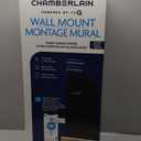 CHAMBERLAIN RJO101MC Ultra-Quiet Wall Mounted with Battery Backup and LED Lighting Garage Door Opener, 36 pounds, Black