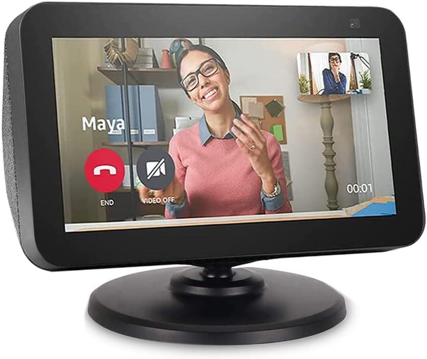 AutoSonic Stand for Amazon Echo Show 5 (1st Gen and 2nd Gen) | Adjustable Design to Improve Viewing Angle | Magnetic,Swivel and Tilt Accessory for Alexa Smart Display | Black