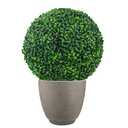 Sunnyglade 2 PCS 15.7 inch 4 Layers Artificial Plant Topiary Ball Faux Boxwood Decorative Balls for Backyard, Balcony,Garden, Wedding and Home Dcor (15.7 inch)