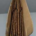 Wicker Storage Basket - Large 12x12x10in Cube, Woven Wicker for Shelves, Pantry, Kitchen & Bathroom Organization (Brown)
