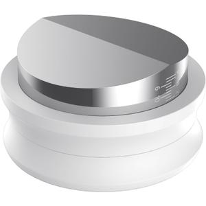 Normcore 53.3mm Coffee Distribution Tool, Espresso Leveler Tool with V Blade Base Compatible with 54mm Breville Sage Portafilters, Non-stick coating White