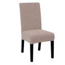 Adaptable Chair Covers for Dining, Parson Chair Slipcover Set, Removable & Protective Kitchen Chair Seat Covers (Khaki, 4-Pack)