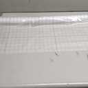 Whiteboard Sheets - Stick Anywhere for an Instant, Removable Dry Wipe Surface, 800 x 600 mm, Pack of 25, White and Grey Squared, Instant Dry Wipe Electrostatic Sheets, 1905157