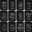 Thenshop 48 Pcs Spanish Christian Notebook Gift Bulk Regalos Cristianos En Espaol Notebooks Religious Bible Verse Gift for Women Colleague Family Office Graduation Supplies (Black)