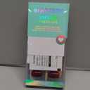 BTArtbox Press On Nails Short - Press on Nails Red Short Oval Nails Fall Fake Nail with Nail Glue, Fit Perfectly, Reusable Glue On Nails in 16 Sizes, Grape