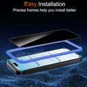 3 x TZGZT (Real Anti Spy) 3 Pack for iPhone Air Privacy Screen Protector Tempered Glass Private Film Accessories, Case Friendly for 17 Air, with Easy to Install Kit, Bubble Free, Scratch Resistant