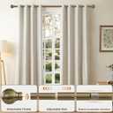 Antique Bronze Curtain Rods for Windows 72 to 144 Inch Long Brass Window Curtain Rod 1" Diameter Adjustable Heavy Duty with Metal Finials for Living Room Bedroom Farmhouse Kitchen Outdoor