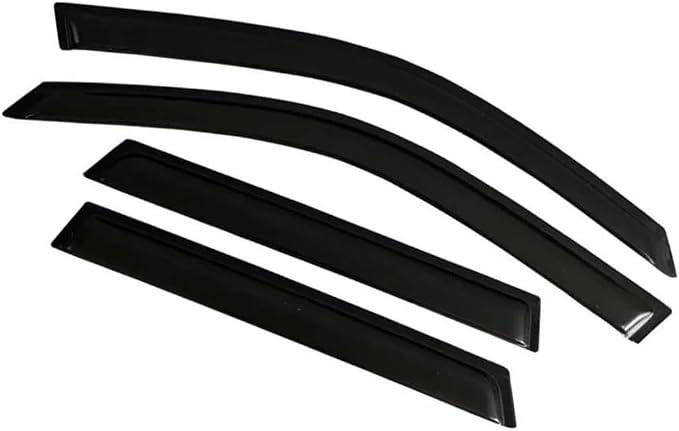 Car Wind Deflectors Window Visor Rain Guards for Nissan for Titan Crew CAB 2004-2010 2011 2012 2013 2014 2015 Wind Deflectors Weather Shied Covers Wind Deflectors Set